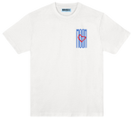 CABANON T-SHIRT WHITE/BLUE
