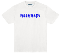 MOONMARS T-SHIRT WHITE/BLUE